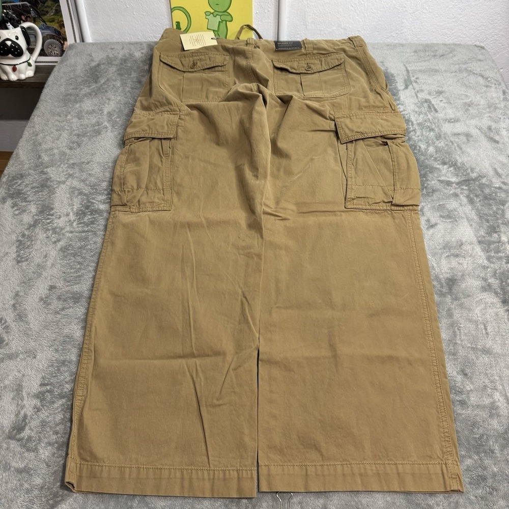 Banana Republic NWT Garment Dye Cargo Pants Mens 38x30 Brown Outdoor Utility - Picture 7 of 14